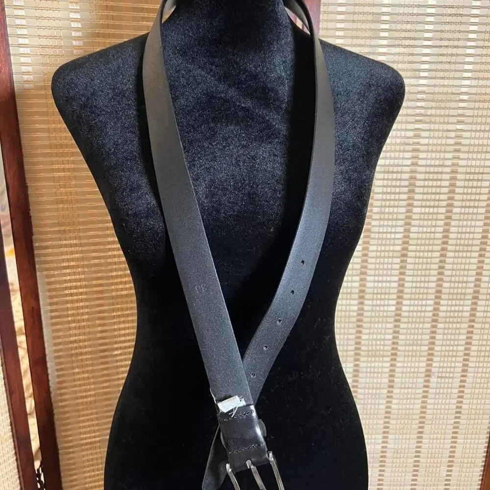 J.Crew Italian Leather Dress Belt Size 36